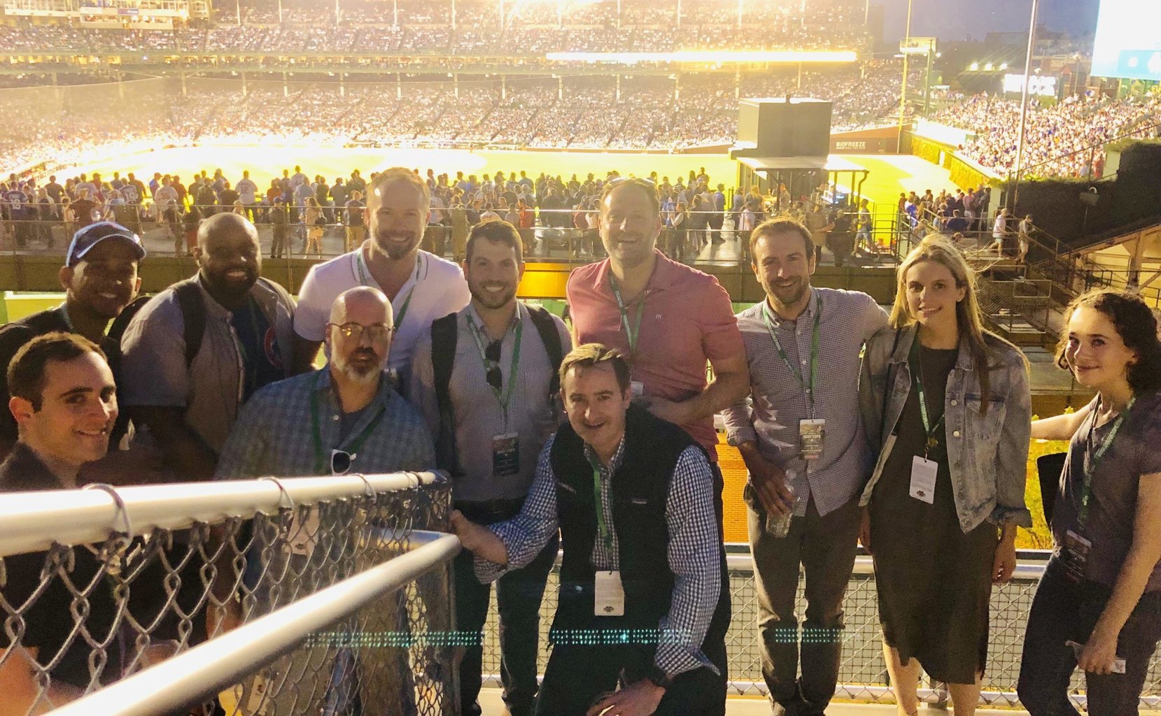 Networking at the Chicago Cubs Game