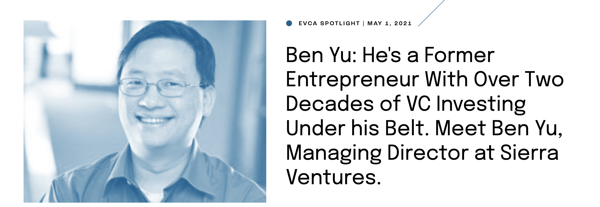 Ben Yu of Sierra Ventures