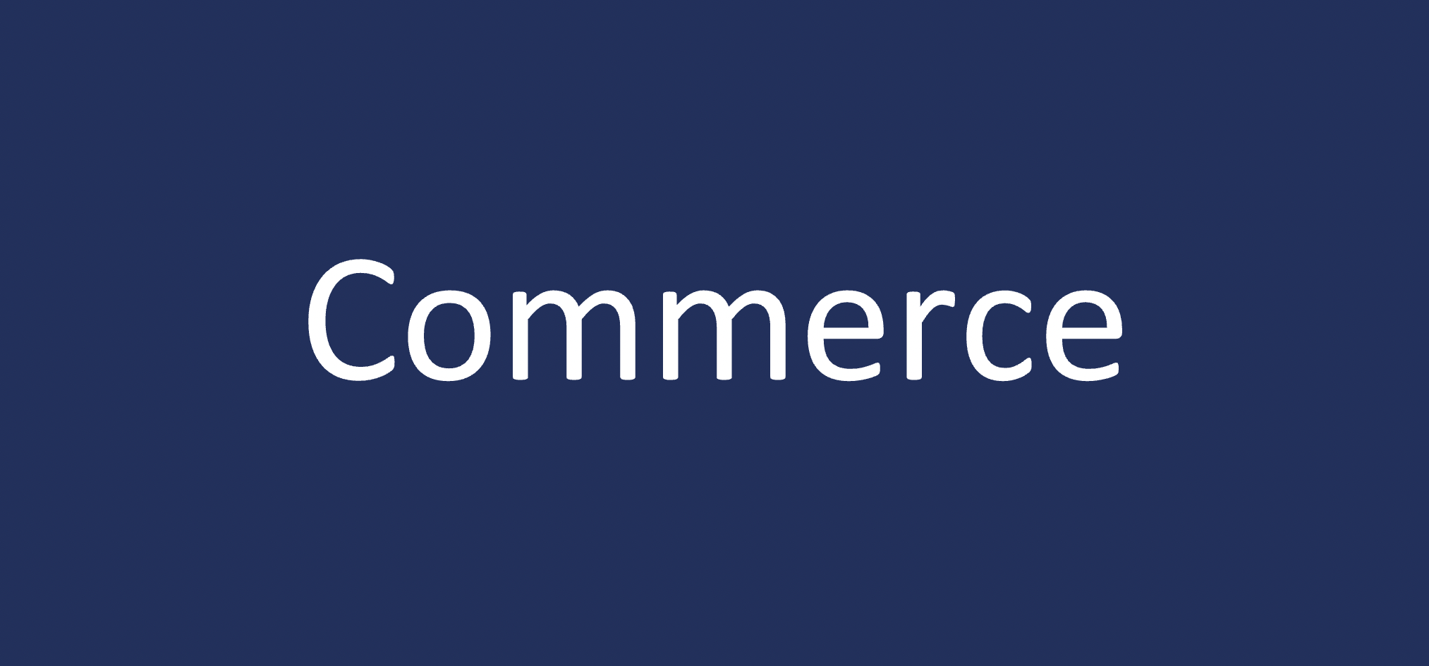 Commerce 