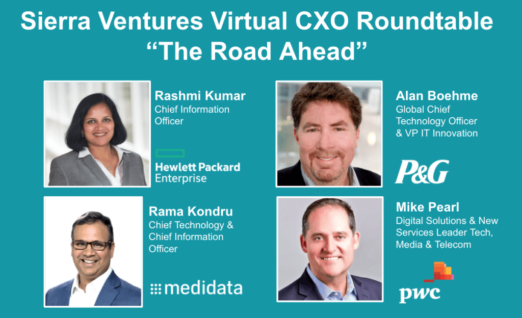 Sierra Ventures Virtual CXO Roundtable - The Road Ahead
