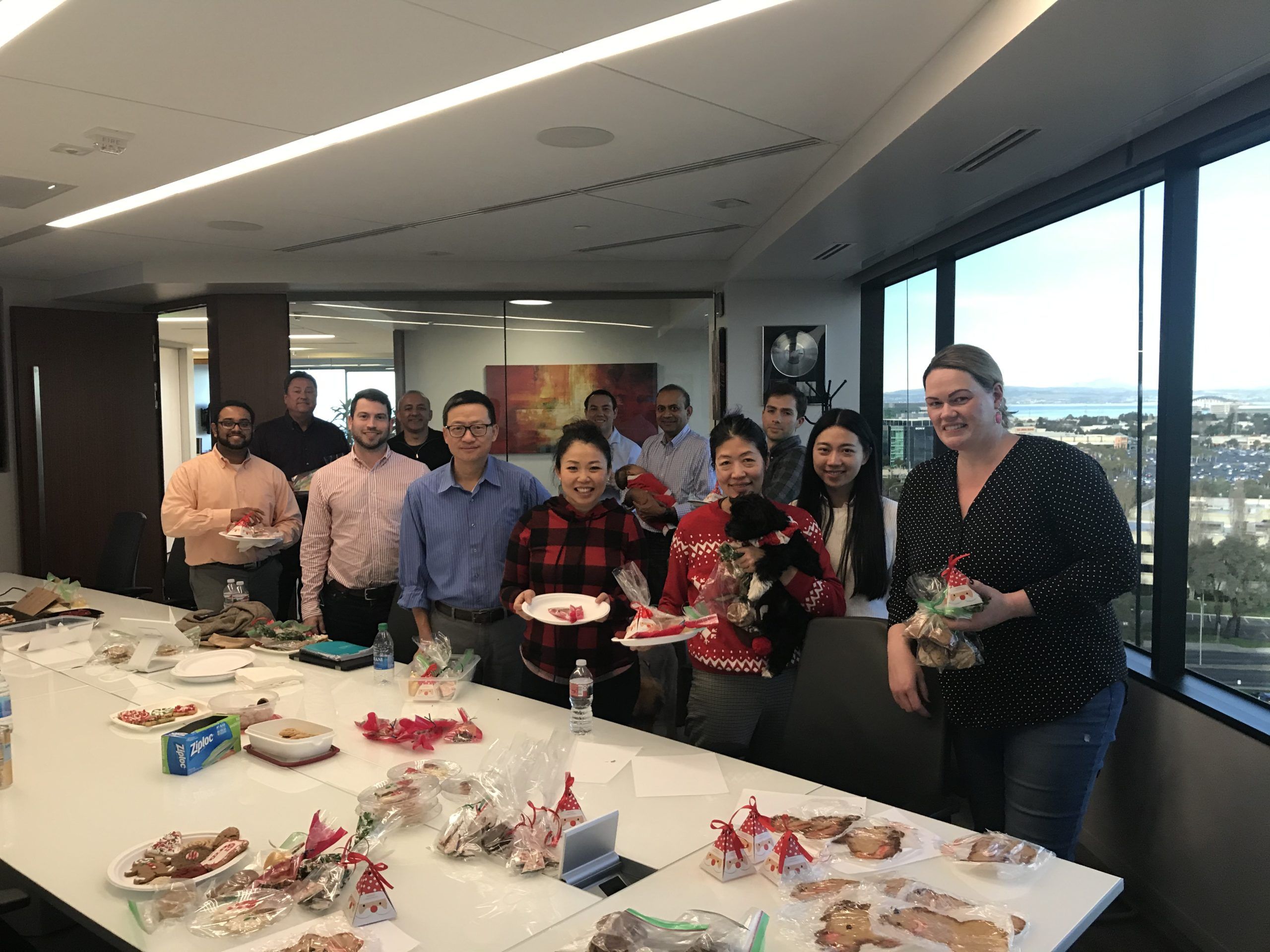 Sierra Ventures team at the Holiday Cookie Exchange