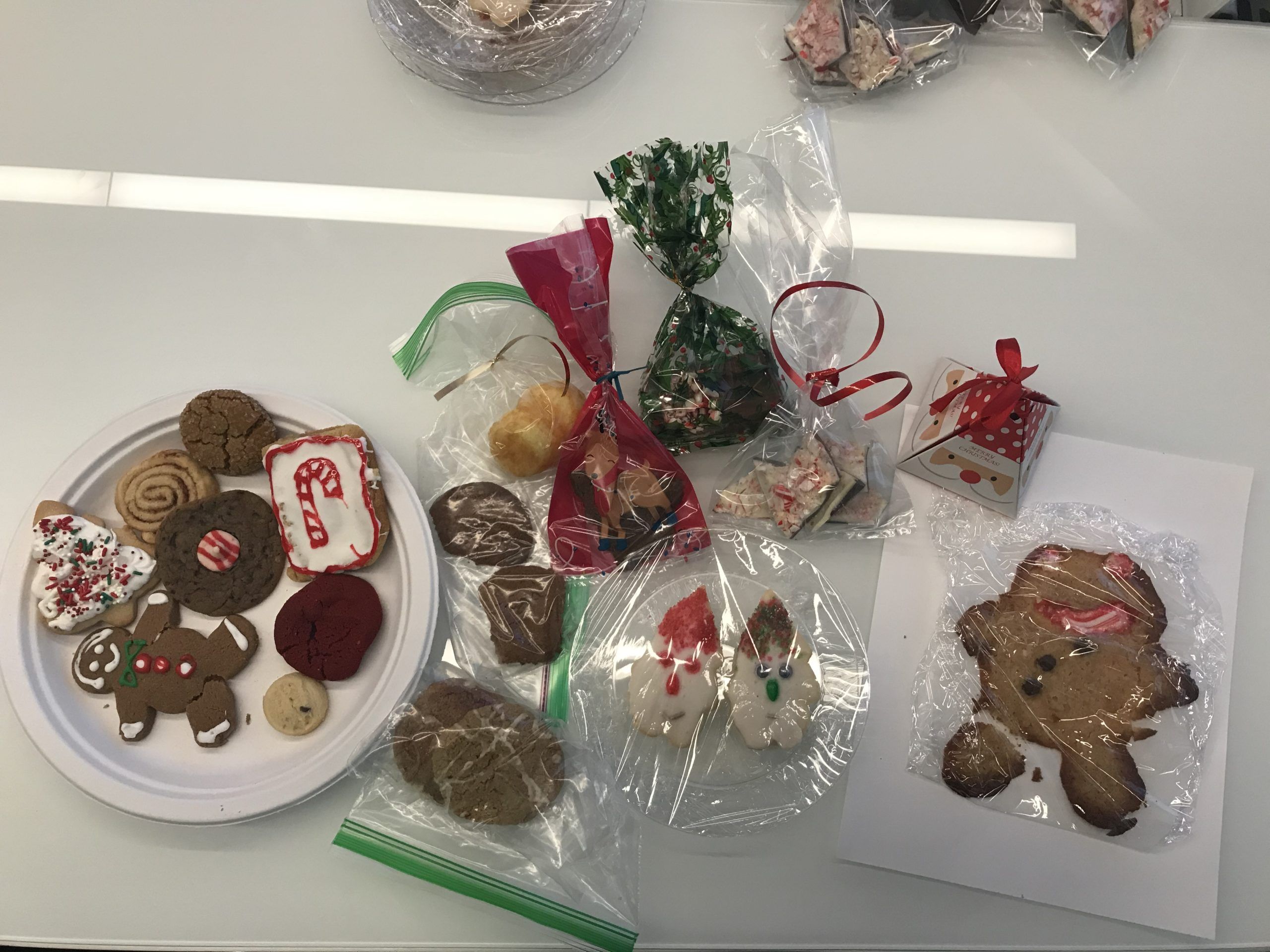 Cookie spread at the Sierra Ventures Holiday Cookie Exchange